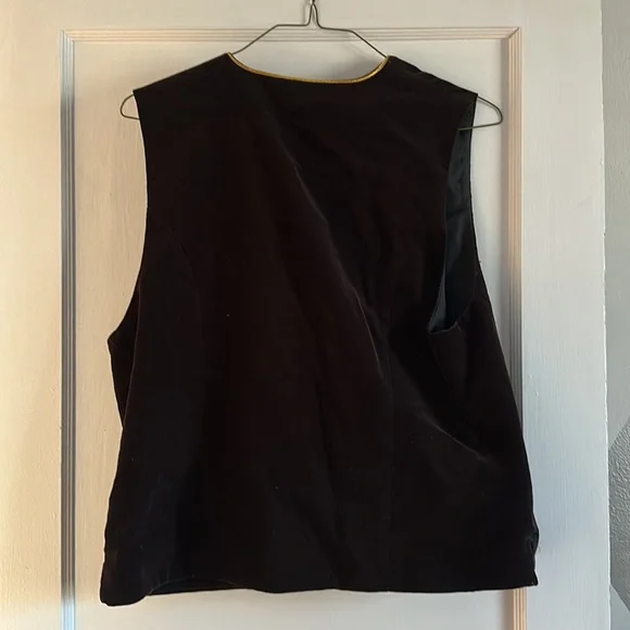 Black Velvet Christmas Vest | Karen Scott - Picture 5 of 5